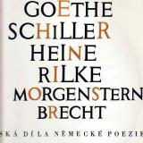 LP mistrovská díla německé poezie, Goethe, Schiller, Heine, Rilke, Brecht
