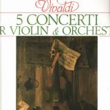 LP Vivaldi, 5 concerti for violin a orchestra, 1983