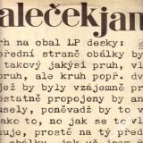 LP Miroslav Paleček a Michael Janík, Supraphon, 1970
