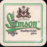 Samson, Budějovické pivo, 1. českobudějovický pivovar, jednozelený, jednostranný