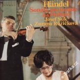 LP 2album Handel, Sonáty pro housle a cembalo, Josef Suk, Zuzana Růžičková, 1978