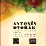 LP Antonín Dvořák, symfonie č. 6 D dur, Karel Ančerl, 1966, DV 6257