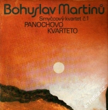LP Bohuslav Martinů, Smyčcový kvartet č. 1, Panochovo kvarteto, 1982