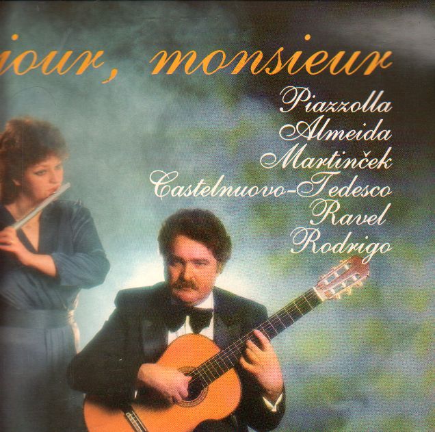 LP Bonjour, monsieur, Dagmar Zsapková Šebestová, Jozef Zsapka, 1989
