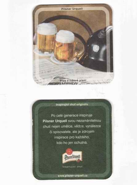 Pilsner Usquell - pivo v lidové písni