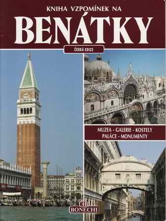 Benátky, 105 barevných fotografií a plán města, 1994