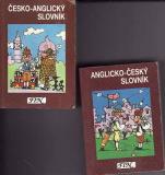 Česko - Anglický, Anglicko - Český slovník, dvě knížky / 1992