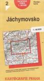 Mapy, Jáchymovsko, 1:50 000, 1992