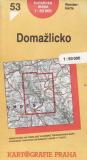 Mapy, Domažlicko, 1:50 000, 1992