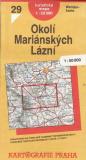 Mapy, okolí Mariánských Lázní, 1:50 000, 1992