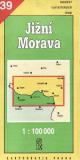 Mapy, Jižní Morava. 1:100 000, 1992