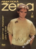 1986/07 časopis Praktická žena / velký formát
