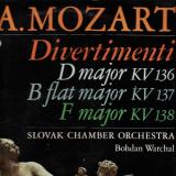 LP Wolfgang Amadeus Mozart, Divertimenti, 1979