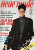 1987/10 Neue mode, časopis