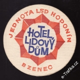 Jednota LSD Hodonín Hotel Lidový dům Bzenec