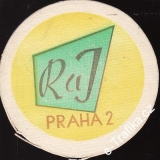 RaJ Praha 2, oboustranný žlutý, kulatý