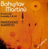 LP Bohuslav Martinů, Smyčcové kvartety č. 4, 6. Panochovo kvarteto, 1981