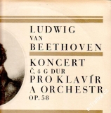 LP Ludwig van Beethoven, koncert č.4 G dur, 1967, DV 6204