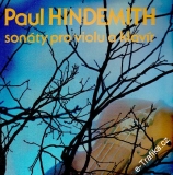 LP 2album Paul Hindemith, sonáty pro violu a klavír, 1977