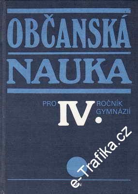 Občanská nauka pro IV. ročník gymnázií, 1989