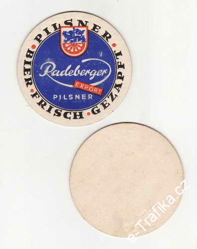 *Pilsner Gezapft Frisch bier, Radeberger export