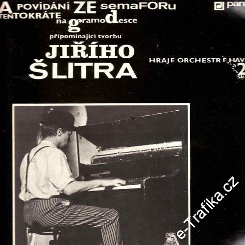 LP Písničky a povídání ze Semaforu připomínající tvorbu Jiřího Šlitra, 1985