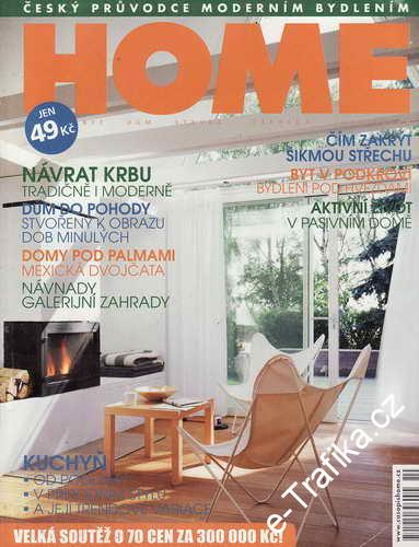 2008/10 český průvodce moderním bydlením, časopis, velký formát