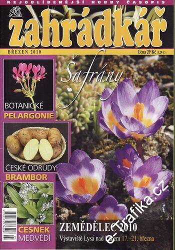2010/03 Zahrádkář, nejoblíbenější hobby časopis