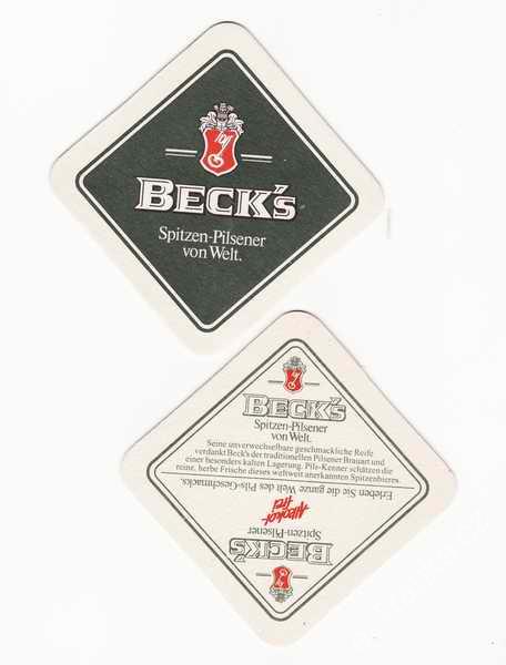 Beck´s spitzen Pilsener von Welt