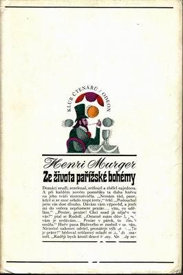 Ze života pařížské bohémy / Henri Murger, 1972