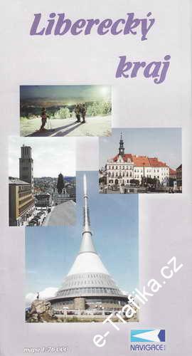 Liberecký kraj, mapa 1:76000, Info Centra, firmy, 2007