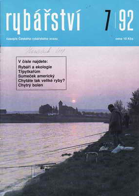 1992/07 časopis Rybářství