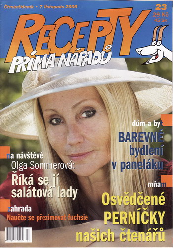Časopis Recepty Prima nápadů 2006/11/07 Olga Somerová