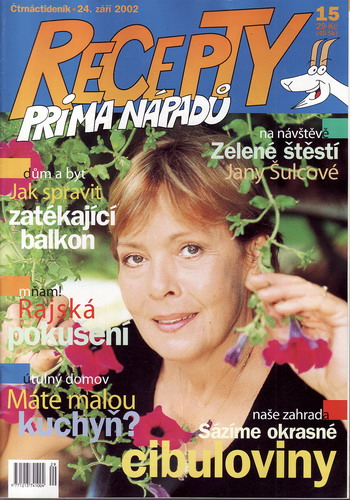 Časopis Recepty Prima nápadů 2002/09/24 Jana Šulcová