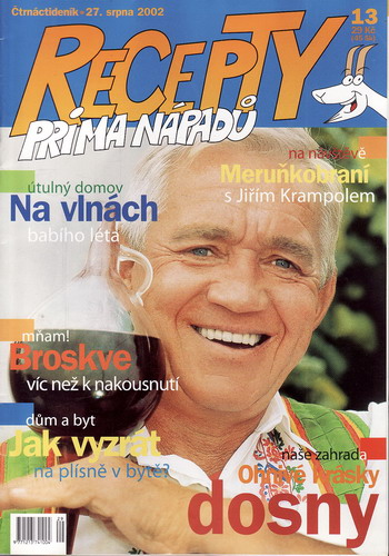 Časopis Recepty Prima nápadů 2002/08/27 Jiří Krampol
