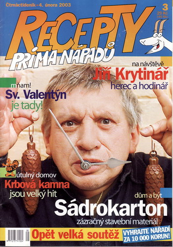Časopis Recepty Prima nápadů 2003/02/04 Jiří Krytinář