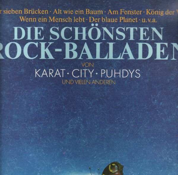 LP Die Shonsten Rock Balladen, Karat, Puhdys, City, Amiga
