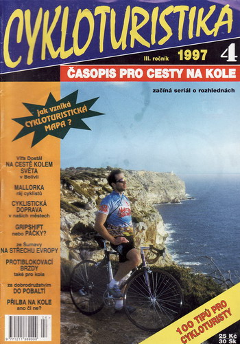 1997/04 Cykloturistika, časopis pro cesty na kole