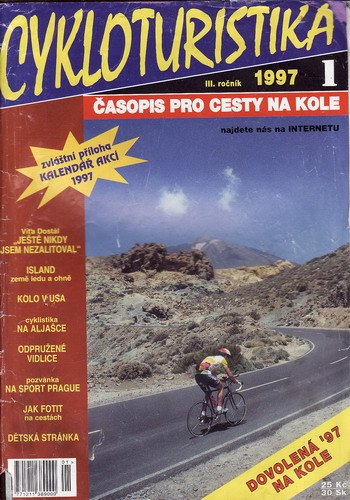 1997/01 Cykloturistika, časopis pro cesty na kole