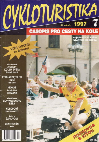 1997/07 Cykloturistika, časopis pro cesty na kole