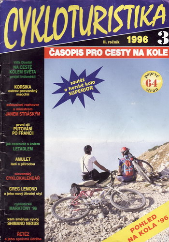 1996/03 Cykloturistika, časopis pro cesty na kole