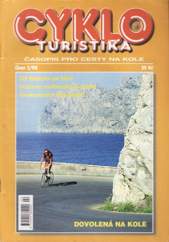 1998/02 Cykloturistika, časopis pro cesty na kole