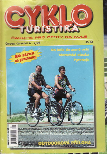 1998/06-07 Cykloturistika, časopis pro cesty na kole