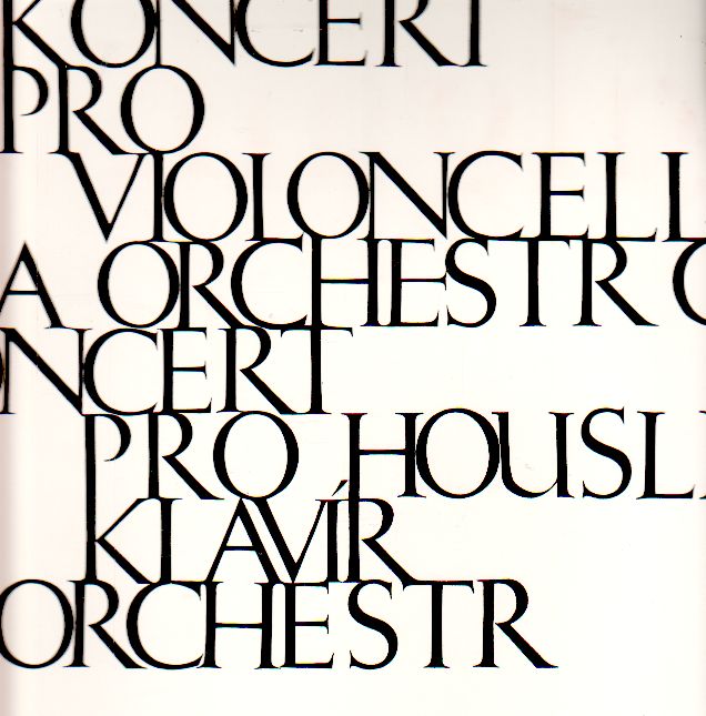 LP Bohuslav Martinů, Koncert pro violoncelo a orchestr č. 1, 1983