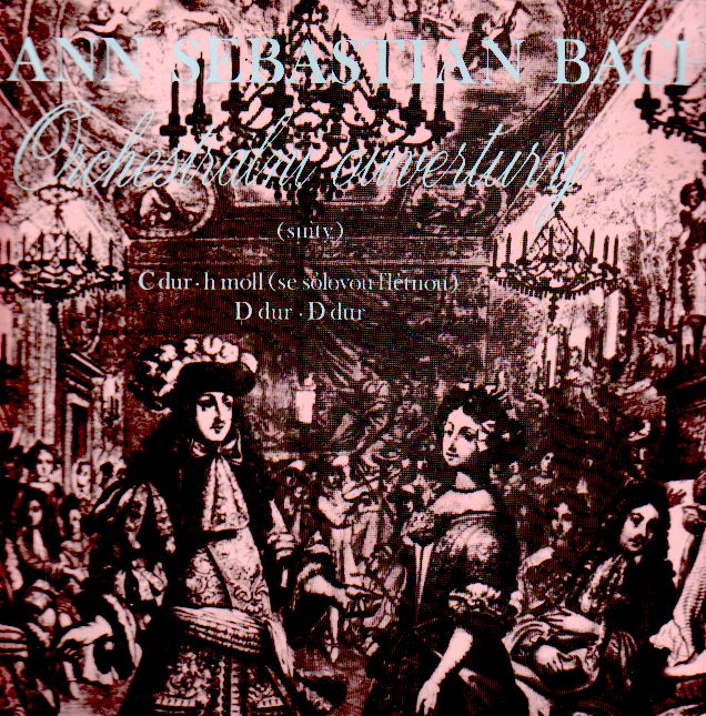 LP 2album Johann Sebastian Bach Orchestrální oventury C dur, H moll, D dur, 1973